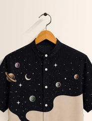 Astronaut Space Print Unisex Half Sleeve Shirt - XPST