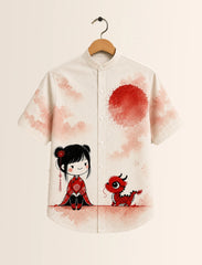 Red Girl Unisex Half Sleeve Shirt - XPST