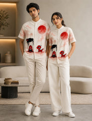 Red Girl Unisex Half Sleeve Shirt - XPST