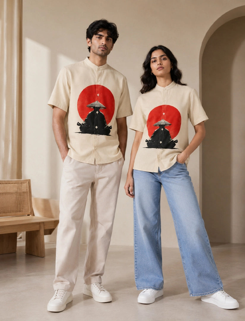Red Moon Unisex Half Sleeve Shirt - XPST