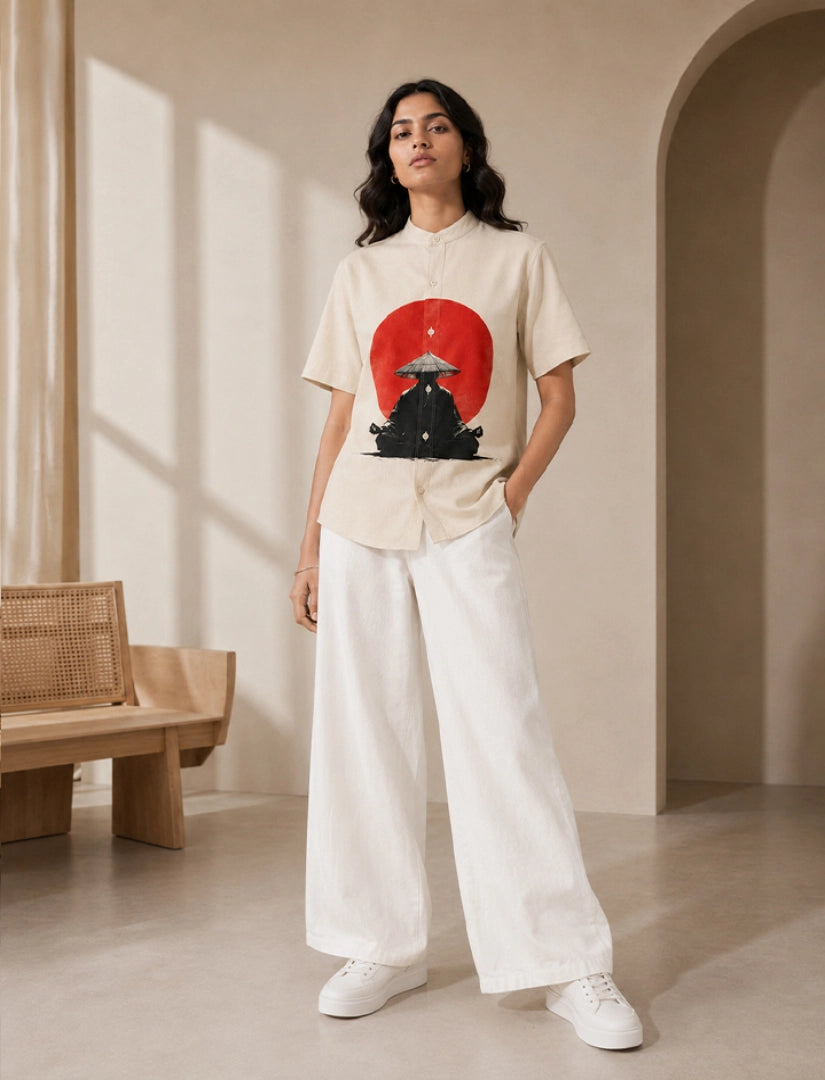 Red Moon Unisex Half Sleeve Shirt - XPST